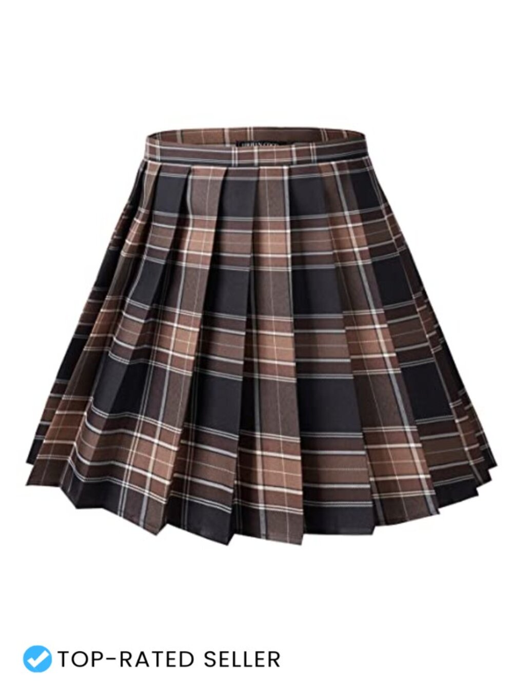 Pleated Mini Skirt A-Line Polyester Uniform Cheerleading